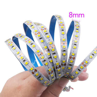 Home 12v 8mm 120leds 12000K Cool Weiß Druckschneidebrett SMD2835 Led Streifenlicht für Innenarchitektur