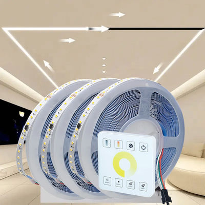 3- Laufwasser 12v24v 8mm 120LEDs 6500K Weiße Elektroplatte SMD2835 Led Streifenlicht