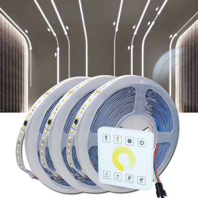Laufwasserstrom 12v24v 8mm 120LEDs 3000K-6500K Elektroplatte SMD2835 Led-Streifenlicht