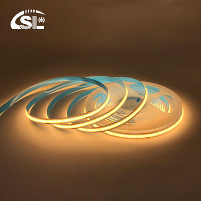 Wasserdichtes COB Led Streifenlicht IP20/IP65 8mm 12V24V 320Leds 2700K Ein Zentimeter Schnitt 3-