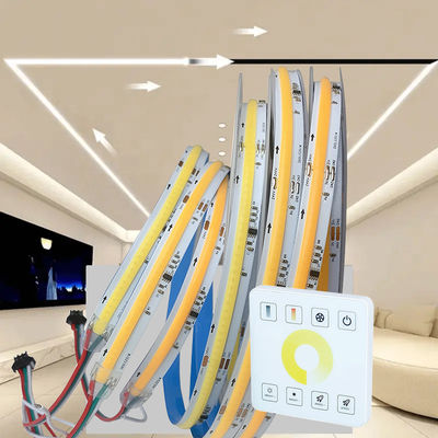 12V/24V Laufwasser fließendes LED-Streifenlicht mit 3000K warmen weißen COB SMD2835 360LEDs