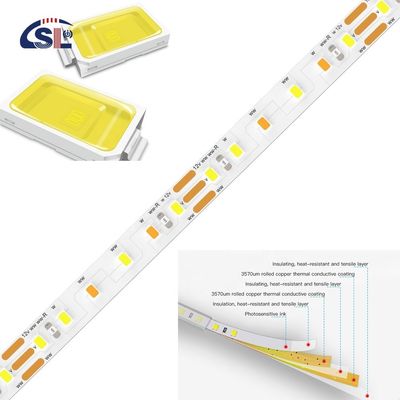 180Leds 10mm Hohe Helligkeit 110v220v 3000K IP67 Wasserdicht SMD2835 Led Streifenlicht