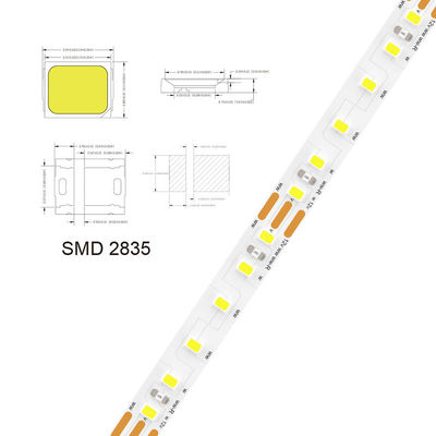 5V 8mm 320leds 4000K 1cm ein Schnitt IP65 wasserdicht Elektroplatte flexibel COB Led Streifenlicht