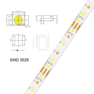 3000K 4000K 5V 8mm 120LEDs IP65 Wasserdicht SMD2835 LED Streifenlicht mit IP65 Bewertung