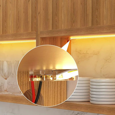 Berührungsteuerung 8mm 120LEDs 3000K Warmweiß SMD2835 Led Streifenlicht für Innenarchitektur
