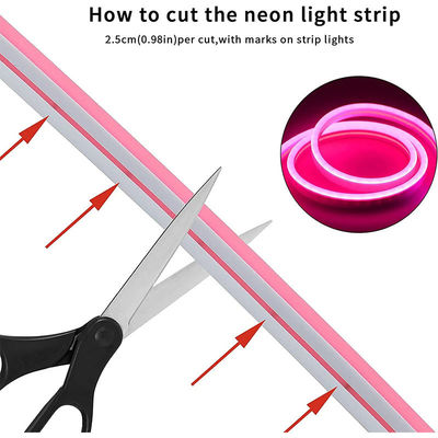Hotel beliebt Silikon Neon Flex Pink LED Neon Flex DC 12V IP65 Wasserdicht 8x16mm 120 LEDs/M