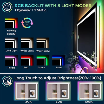 8mm 2811 60Ds DC12V RGB LED Lichtstreifen für die Umgebung und Wohnraum