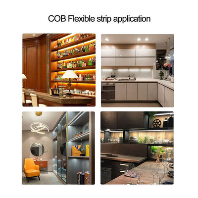 Kunststoffmaterial COB Led-Streifenlicht mit hohem Leuchtvolumen und Arbeitstemperatur -20 50C