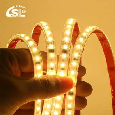 115lm/w 110v220v 8mm 320leds 6500K Weiß CE RoHs Ra80 flexible Elektroplatte SMD2835 Led Streifenlicht