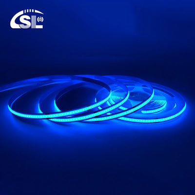 320Leds hohe Helligkeit Eisblau COB Led Streifenlicht CE RoHs IP20 8mm Breite 12V24V