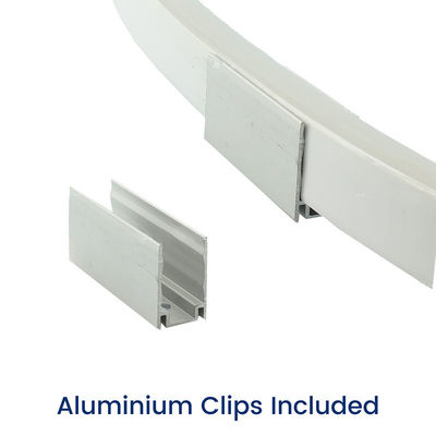 Natürliche weiße Neon-Flex 4000K DC 48V 16x16mm Flachform Vertikalbiegend IP65 wasserdicht LED Neon-Flex