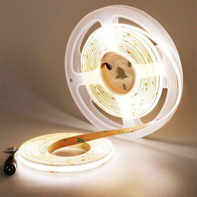 8mm10mm Breite DC12V24V 3000K4000K6500K flexible COB Led Streifenlicht mit Material