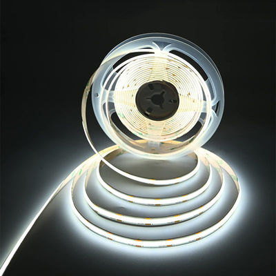 DC 12V24V 8mm10mm Breite 320Leds 6500K Weiß Hohe Helligkeit Flexible COB Led Streifenlicht für Küche Wohnzimmer