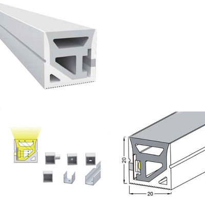 Hotel Silikon Neon Flex 12*12mm Quadrat DC 24V IP67 Wasserdicht Außen Led Neonlicht