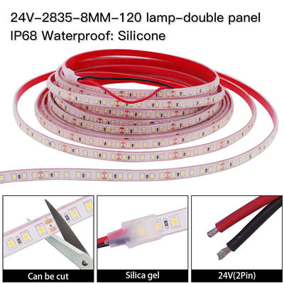 10mm 180LEDs 3000K IP67 Druckschneidebrett SMD2835 Led Streifenlicht