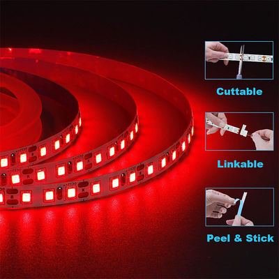 Lange 12V 8mm 120LEDs Rot-Die-Cutting-Board SMD2835 Led Streifenlicht für die kommerzielle Beleuchtung