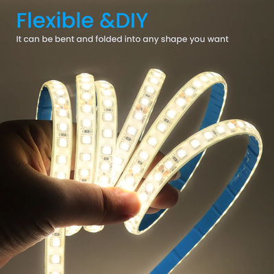 COB Beleuchtungsstreifen 110v220v 8mm 120leds 4000K IP67 wasserdicht Druckschneidebrett SMD2835 Led Streifenlicht
