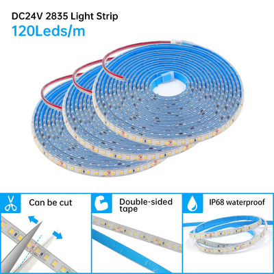 COB Beleuchtungsstreifen 110v220v 8mm 120leds 4000K IP67 wasserdicht Druckschneidebrett SMD2835 Led Streifenlicht