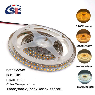 8mm 12v Flexible Led Strip für Spiegel Küchenschrank 180 LED Lichtband 2835 SMD