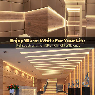 DC12V24V 8mm10mm 320leds 3000K Warm flexibel COB Led Streifenlicht für Innenarchitektur