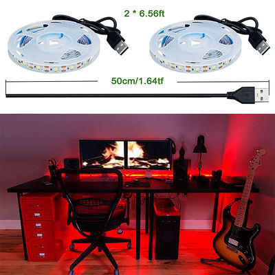 120 LEDs 8mm Rot Ein Licht ein Schnitt Elektroplatte flexibel SMD2835 Led Streifenlicht 5v