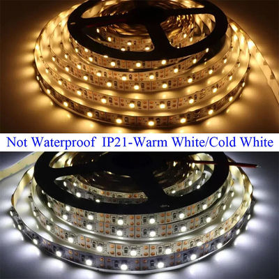 Wasserdicht IP65 5V 120Leds 8mm 3000K Warmweiß Elektroplatte SMD2835 Led Streifenlicht