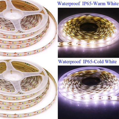 Wasserdicht IP65 5V 120Leds 8mm 3000K Warmweiß Elektroplatte SMD2835 Led Streifenlicht
