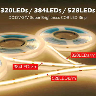Lichtstränge Artikelart Hohe Helligkeit Wasserdichte Anpassung COB Led Streifenlicht