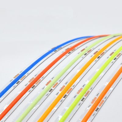 320LEDs Rot-Gold-Gelb-Eis-Blau-Blau-Grün-Purpurfarbenes Flexibles COB-LED-Streifenlicht