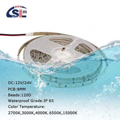 3M Flexible SMD2835 LED Streifenleuchten 3000K 4000K 6000K Helligkeit IP65 Silikonstreifen