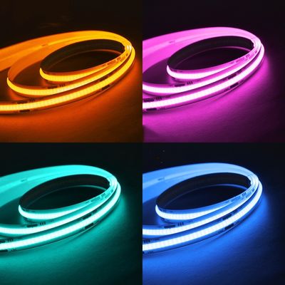 320LEDs Rot-Gold-Gelb-Eis-Blau-Blau-Grün-Purpurfarbenes Flexibles COB-LED-Streifenlicht