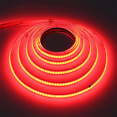 12V dimmbare rote COB LED-Streifenleuchte für Innen- und Außendekoration 8mm 320 LEDs