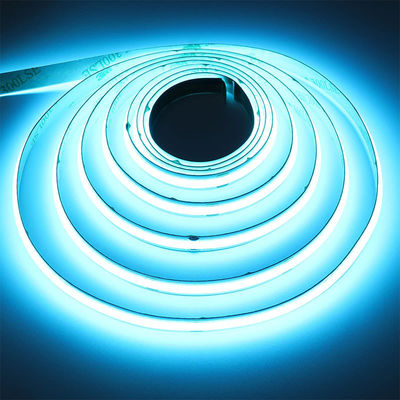 12v24v 8mm 320leds Ice-Blue flexible COB Led Strip Licht für Beleuchtung und Schaltkreisdesign