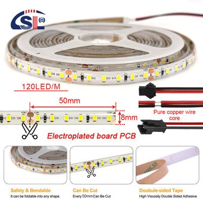 12V Wasserdicht IP65 60LED 3000k 4000k 6500k LED-Streifenleuchten Berührungsteuerung Kupfermaterial