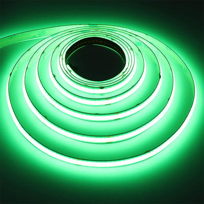 Grüne COB LED Streifenlicht 8mm 320leds 12v24v für Outdoor und Indoor