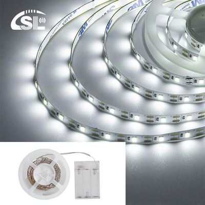 IP20 Rating Hohe Helligkeit 5v 8mm 120LEDs 6500K Weiße flexible Elektroplatte SMD2835 Led Streifenlicht