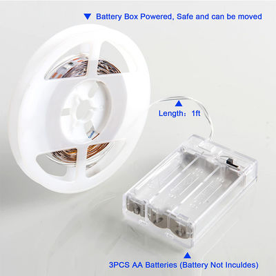 IP20 Rating Hohe Helligkeit 5v 8mm 120LEDs 6500K Weiße flexible Elektroplatte SMD2835 Led Streifenlicht