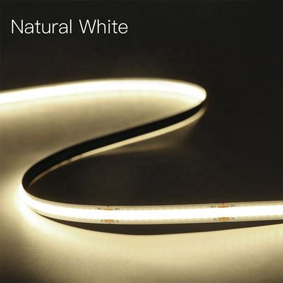 5V Gleichspannungs-Eingang Kupfermaterial COB 320LEDs IP20 Ra 90 LED-Lichtstreifen für Heimbeleuchtung