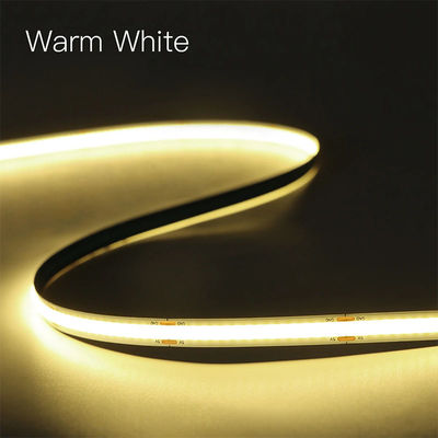 5V Gleichspannungs-Eingang Kupfermaterial COB 320LEDs IP20 Ra 90 LED-Lichtstreifen für Heimbeleuchtung