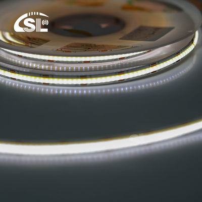 Nicht wasserdicht 24v COB 320Ds 8mm Ra 80 CCT Dreifarbiger Cob LED-Lichtstreifen
