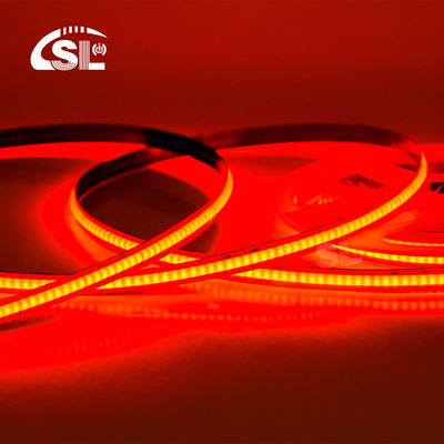 Erstaunliche 24v COB 320Ds 8mm Ra 85 Rot LED Lichtstreifen mit 50000 Stunden Lebensdauer