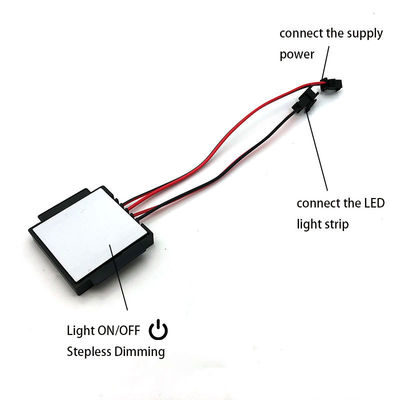 12V 24V 3A LED Spiegel Touch Sensor Schalter für 1-6mm Quecksilber Spiegel Einfarbig