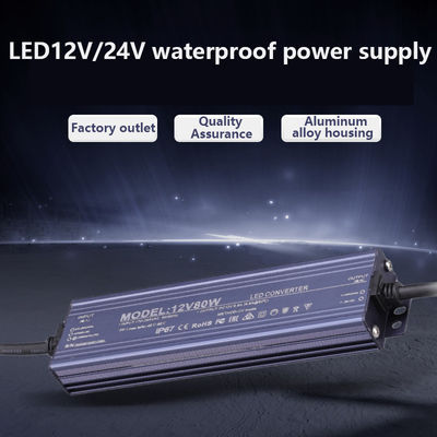 Ultra dünner 12V/24V 2,5A - 25A 60w 100w 200w 300w 400w IP68 wasserdichter Stromwandler