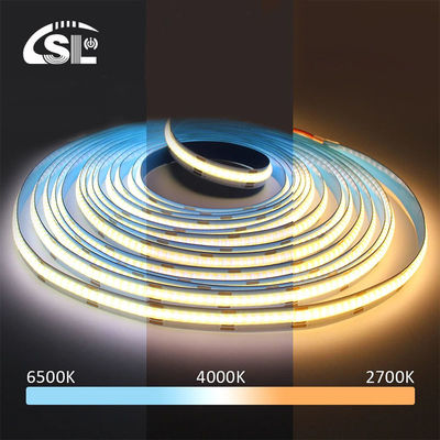 Ultrathin 5mm 10mm 3Wire 2700-6500K Dimmbarer Bicolor LED COB Streifen für die Raumdekoration