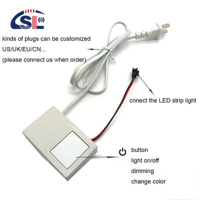 Bequemer AC110V/220V Single Button Touch Sensor Switch für intelligente Badezimmerspiegel