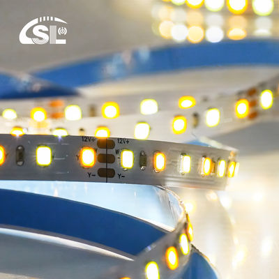 120LEDs CCT Led Streifenlicht 2700k-6500k 5/10M/Rolle 12/24V Gleichspannung Eingangsspannung DC 24V