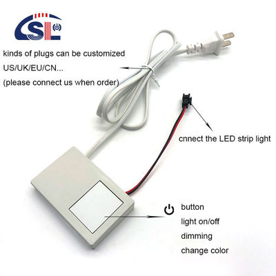 60W 12V Defogger mit einer Taste, einer Farbe, ausgewählter LED-Dimmer-Spiegel, Touch-Sensor-Schalter