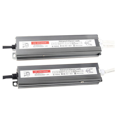 Einfach ausgehender wasserdichter LED-Treiber 60-400W AC180-264V DC 12V 24V Schaltnetzteil