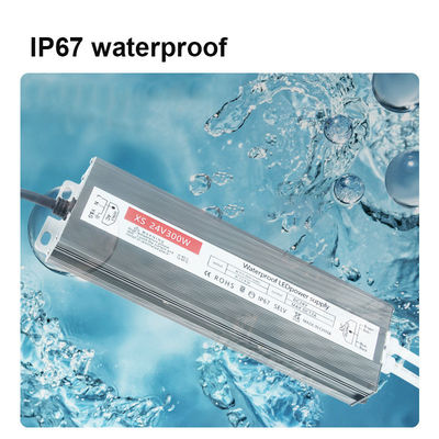 Einfach ausgehender wasserdichter LED-Treiber 60-400W AC180-264V DC 12V 24V Schaltnetzteil