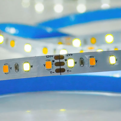 angepasste CCT 12V24V 8mm 120LEDs 3000K-6500K Warmweißweiß SMD2835 Led-Streifenlicht